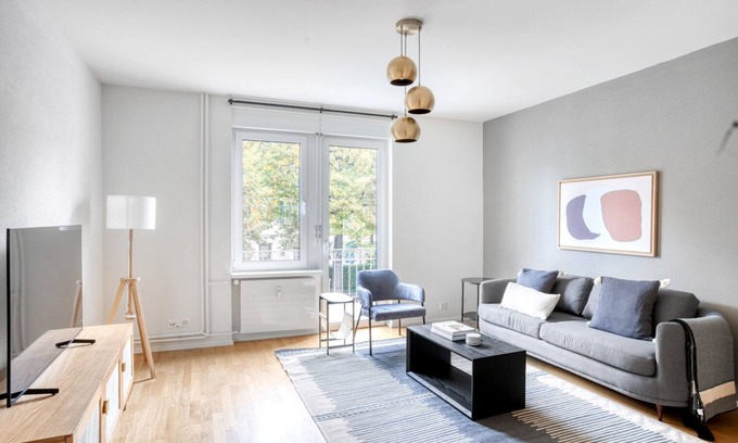 Basel Apartment | Deluxe Bachletten 3 Room w/Storage, nr Train Station, by Blueground