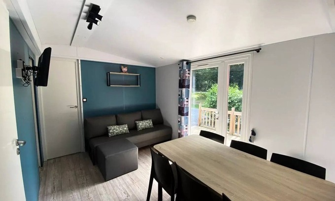 Tintigny House | Deluxe Mobilheim für 6 Personen