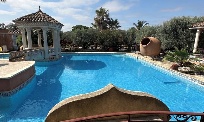 Fourques Other | Deluxe room, studio size facing the pool with private terrace
