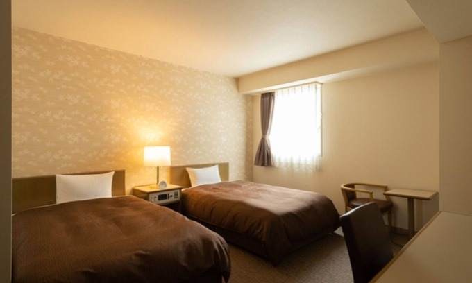 Mihara Hotel | Deluxe twin room smoking Room without meals pla/Mihara Hiroshima