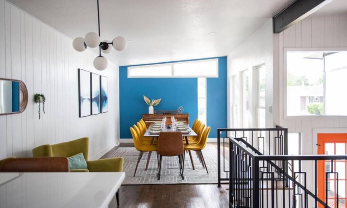 Lamar Heights Area House | Denver Getaway with Hot Tub, Grill, Firepit, Ping Pong, Cornhole & Foosball