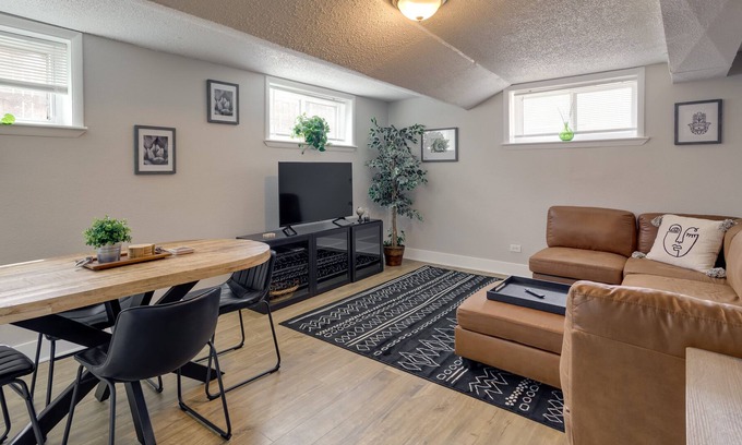 Northeast Park Hill Apartment | Denver Home w/ Fire Pit, 4 Mi to Mission Ballroom!