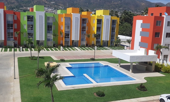 Acapulco Apartment | Departamento nuevo con alberca a 10 min de la playa