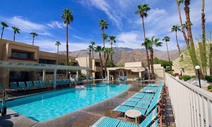 Uptown Design District Condo | Desert Condo w/Pool & Balcony Views