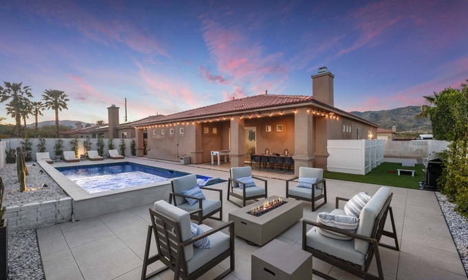 Desert Hot Springs House | Desert Dream: Brand New Pool&Spa, Game Room, Views