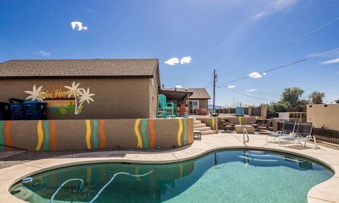 Lake Havasu City House | Desert Dreaming | Pool | Fire Pit | Game Room