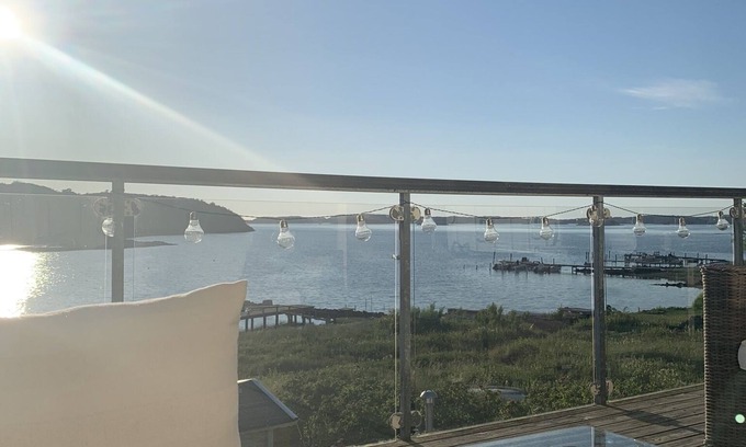 Ellos House | Design beach house with beautiful sea view, lounge terrace and jacuzzi