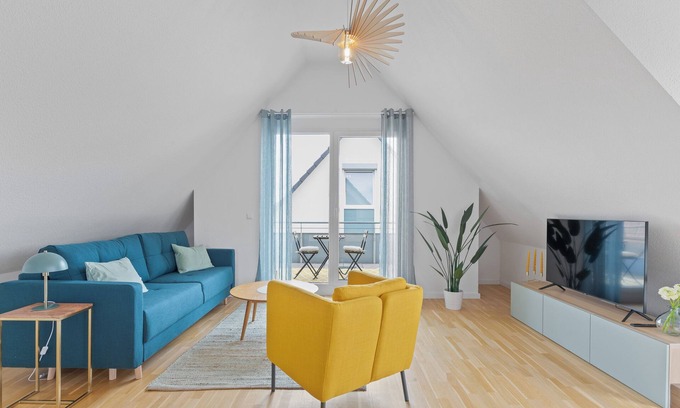 Leinfelden-Echterdingen Apartment | Design-apartment - Küche - Balkon - Parken