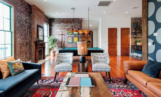 East Riverside Apartment | Designer Bohemian Loft on Iconic Magazine Street