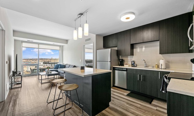 Prospect Park Apartment | Designer Finishes & City Views