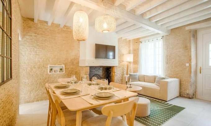 Ranville Apartment | Detached house with jacuzzi and sauna in Normandy