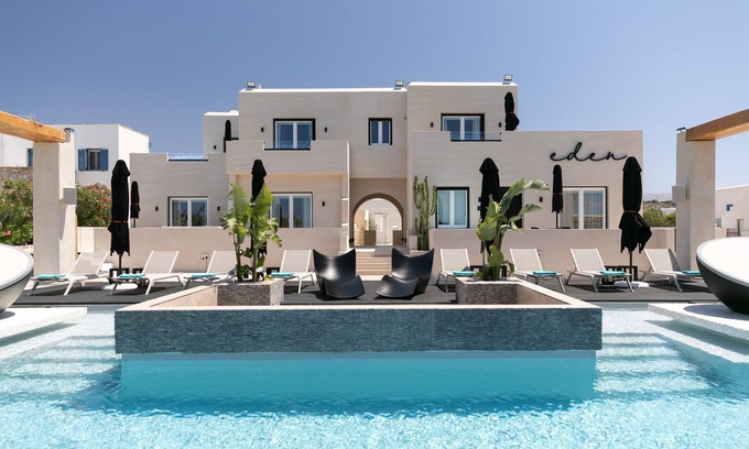 Kastraki Apartment | Diamond 2 BDR Sea View Residence with HotTub -Eden Beachfront Residences &Suites