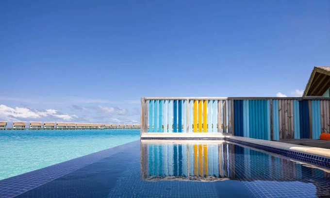 Farukolhufushi Island House | Diamond Overwater Pool Villa, Hard Rock, 2 Twin Bed, Lagoon Access