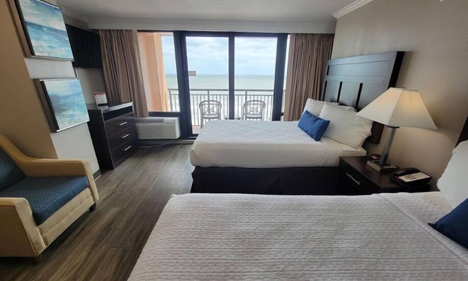 Myrtle Beach Condo | Direct Oceanfront Suite Caravelle Resort 615 Sleeps 4 Guests
