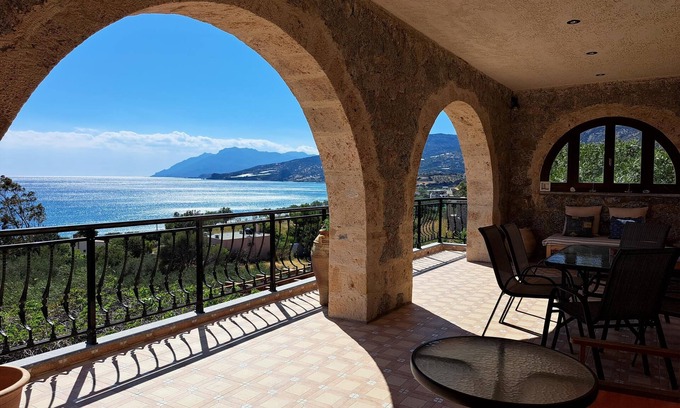 Keratokambos House | Directly at the sea, dreamlike sea view – holiday home Keratokampos, Crete
