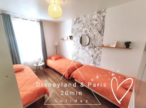 Thorigny-sur-Marne Apartment | DisneyLand - Paris 20min - Parking - 7 personnes