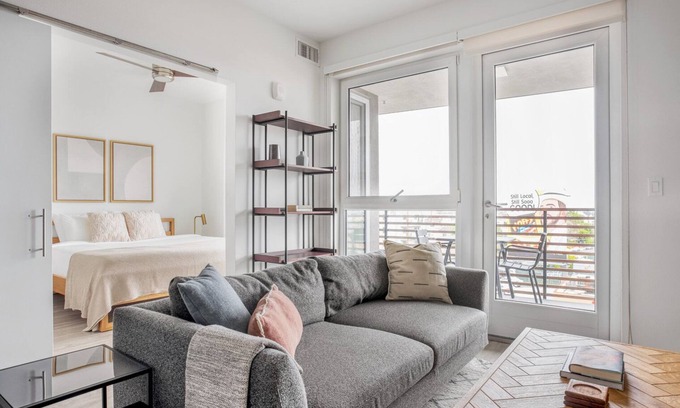 Sawtelle Apartment | Divine Brentwood 1BR w/Lounge, Pool & Gym, nr UCLA, by Blueground