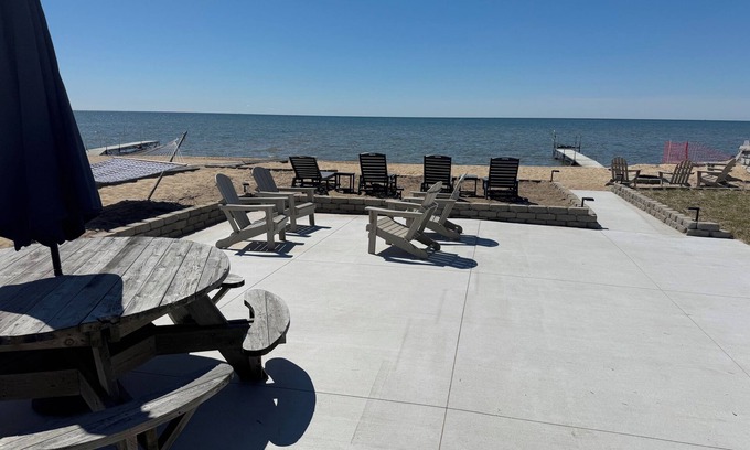Au Gres House | Does it get any better than having your own private Beach House on Lake Huron!