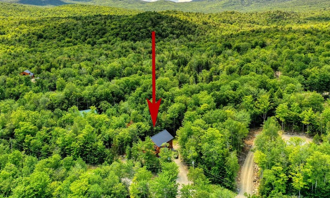 Carrabassett Valley Cabin | Dog-friendly home with large deck, hot tub, great views, & gas fireplace