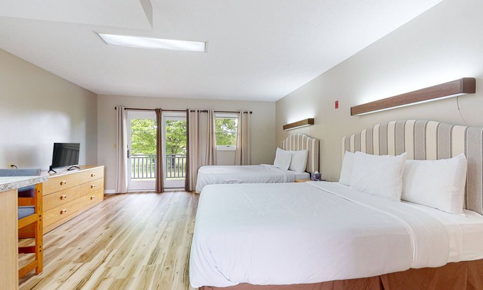 Baneberry Apartment | Dog-friendly, 1st-floor studio with picnic area & gym - walk to Douglas Lake