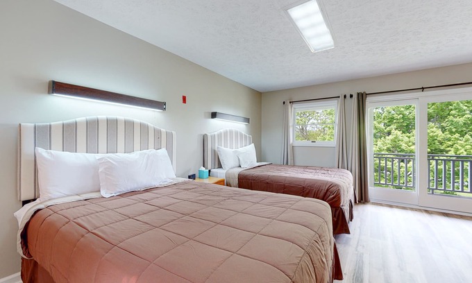 Baneberry Apartment | Dog-friendly, 2nd-floor studio with patio & gym - close to golf & Douglas Lake