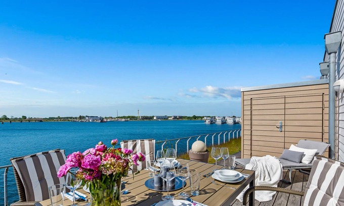 Olpenitz Apartment | Dog-friendly Baltic Sea vacation apartment "KapMar" with south-facing terrace right on the waterfront