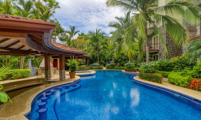 Herradura Condo | Dog-friendly condo with balcony, AC, WiFi, & pool - near downtown Jaco & beach