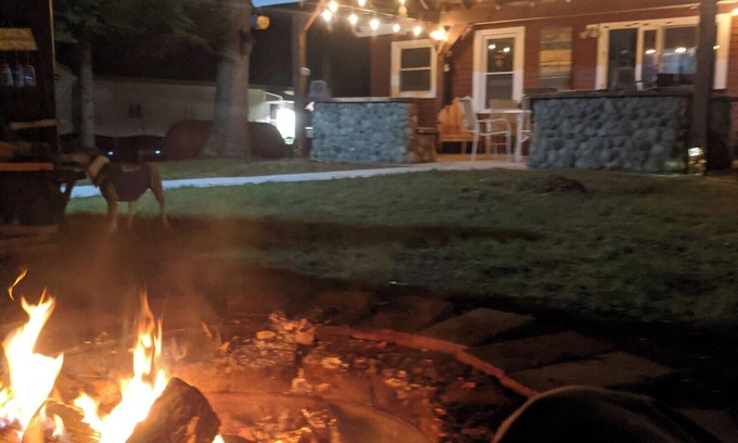 Harrison Cottage | Dog friendly cozy red cottage near lakes and trails