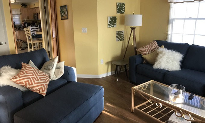 Dewey Beach Condo | DOG FRIENDLY *DELUXE OCEAN BLOCK CONDO* Steps to the Beach! *