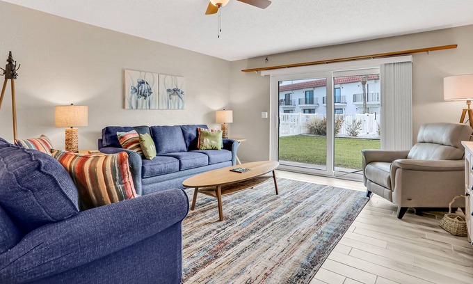 Flagler Beach House | Dog-friendly, ground-floor getaway with pool & washer/dryer - walk to beaches