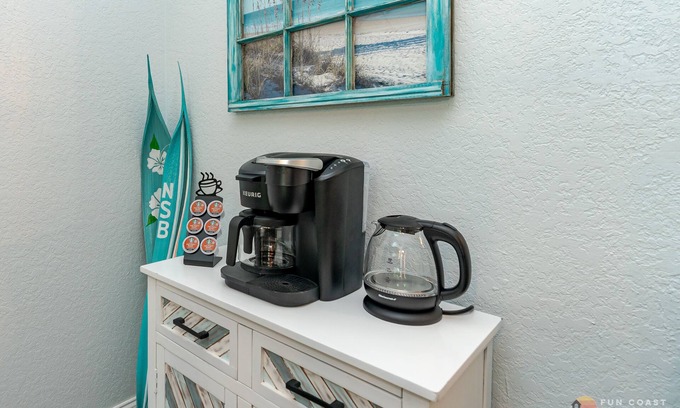 New Smyrna Beach House | Dog Friendly Home w/Private Fenced Yard, Garage & Fire Pit. STEPS to the Beach!