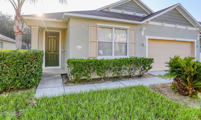 Legacy Park House | Dog-friendly home near Disney World with private pool, pool spa & washer/dryer