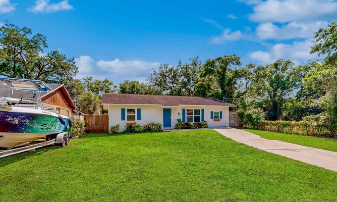 Terrace Park House | Dog-friendly home with fenced yard, firepit, washer/dryer, & central AC