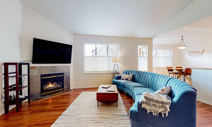 Redmond House | Dog-friendly home with enclosed yard, fireplace, W/D, central AC, & streaming