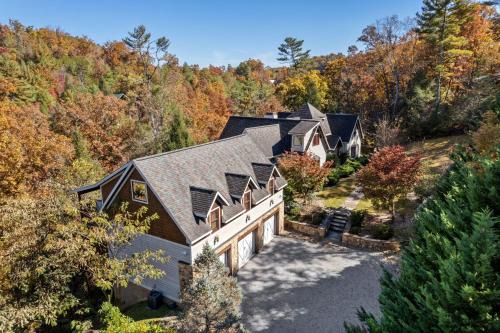 Caton House | Dog-Friendly Luxury Cabin Mansion With Private Waterfall nestled between Pigeon Forge and Gatlinburg