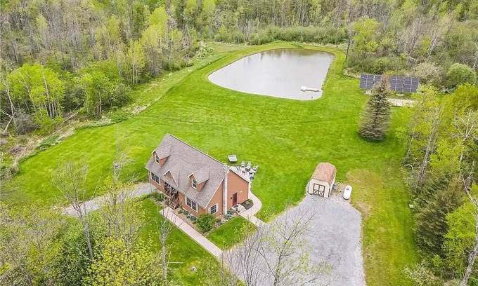 Springwater Cabin | Dog friendly Retreat on 6 Private Acres in the Finger Lakes Region