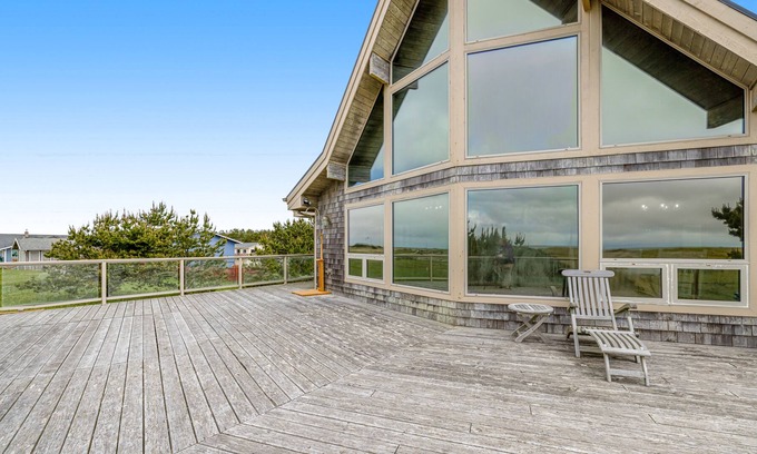 Ocean Park House | Dog-friendly, waterfront getaway w/ a fireplace, furnished deck, & enclosed yard