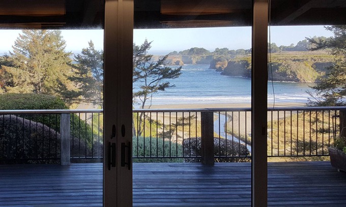 Caspar House | Dog-friendly waterfront home w/ garden & private hot tub, close to beaches/towns