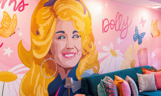 Downtown Branson Condo | Dolly's Poolside Speakeasy, celebrating America's Sweetheart, Dolly Parton.