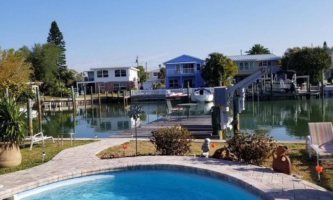 Madeira Beach House | Dolphins and Manatees in Your Backyard!