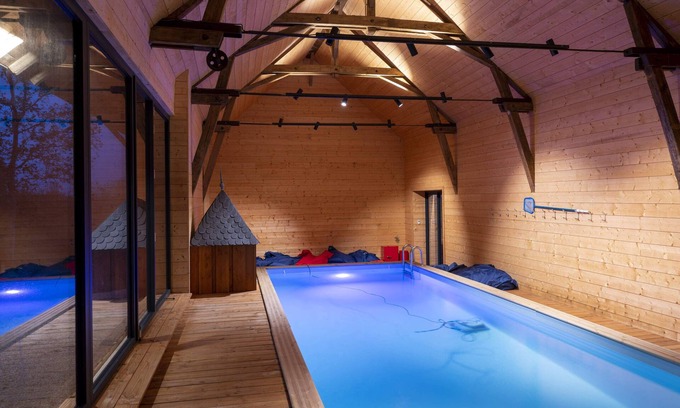 Buzancais House | Domaine de Chaillauroy and its indoor swimming pool in the dream barn