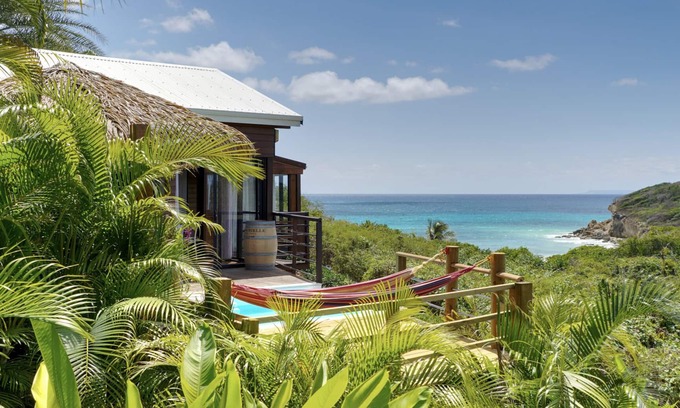 Sainte-Anne Villa | Domaine Tipayoune in Sainte-Anne with pool and spa at 50m from the beach