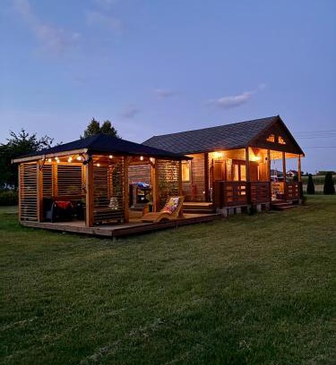 Marcinkowo Gorne Ski Chalet | Domek nad jeziorem