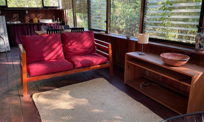 Cuatunalco House | Double Bed, Queen size, small kitchen, terrace, wi-fi- air condition