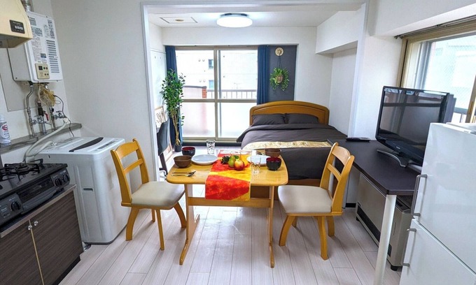 Chuo-ku Apartment | Double room Room 513 Within walking distance o - Room 513/Sapporo Hokkaidō