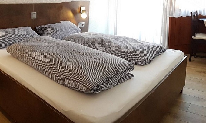 Ohlsbach Apartment | Double room with shower/WC Balcony - Guesthouse Tagescafe Eckenfels
