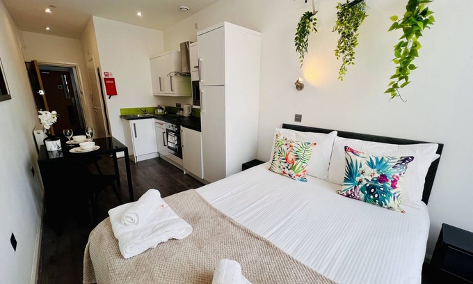 Barbican Apartment | Double Studio with private En-Suite shower room