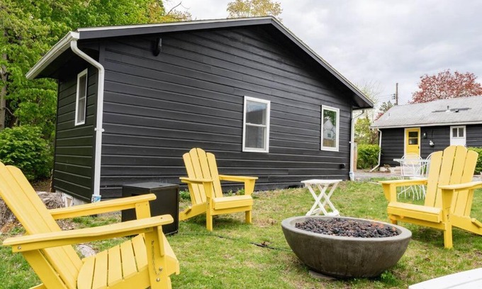 Kingston House | Double The Fun II Two Houses and fire pit in shared yard