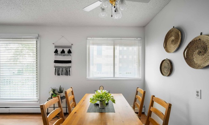 Fort McMurray Apartment | Downtown 1BR | Top Floor w/ View | Free Parking