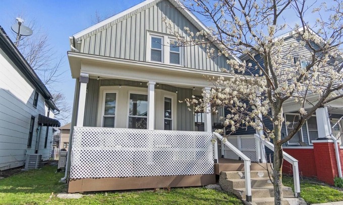 West Central Apartment | Downtown Apt with Wooden Beams & Brick Accents